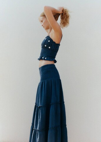 MANGO TEEN Skirt 'Echof' in Blue