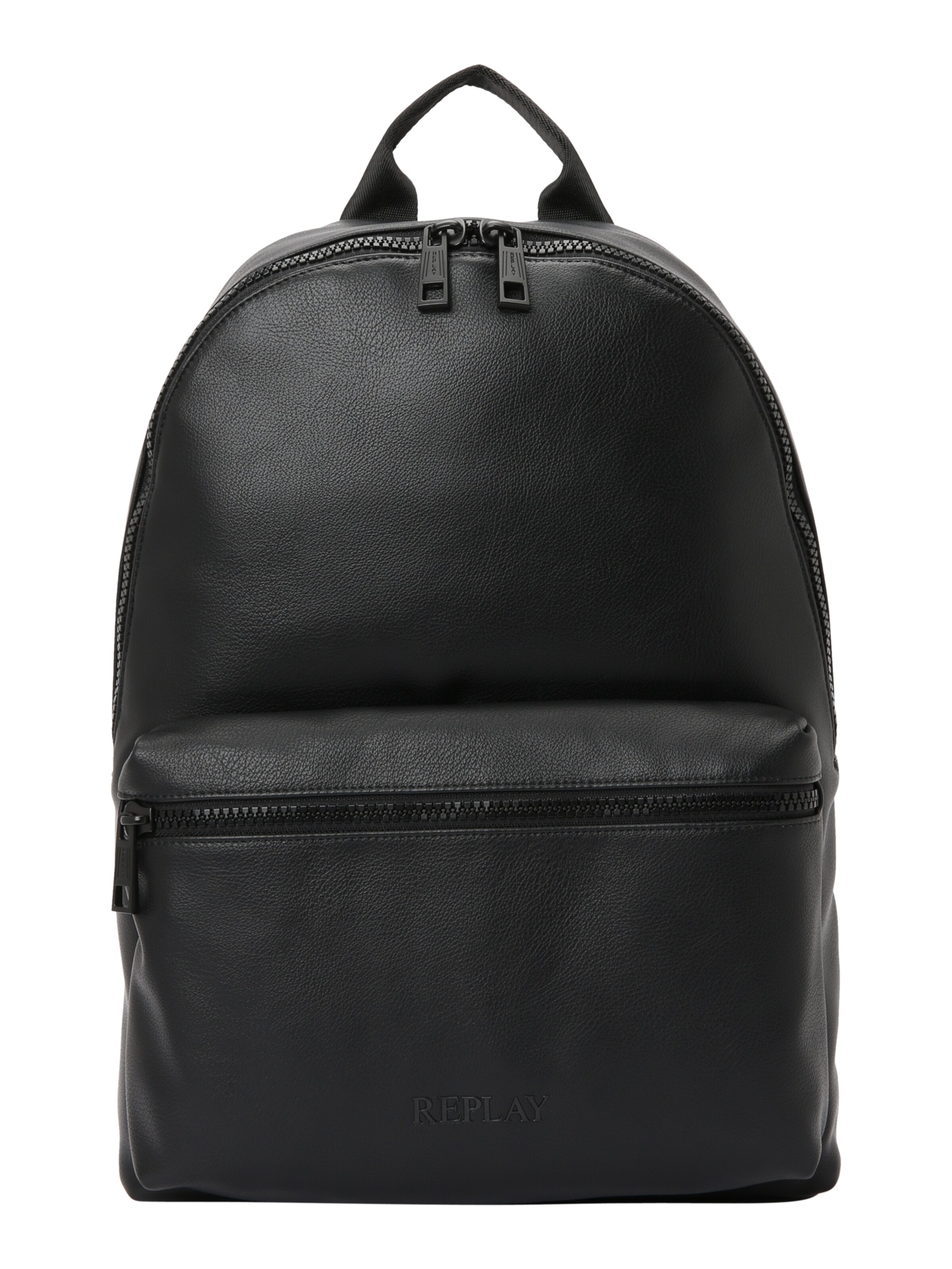 Zaino di REPLAY in nero: frontale