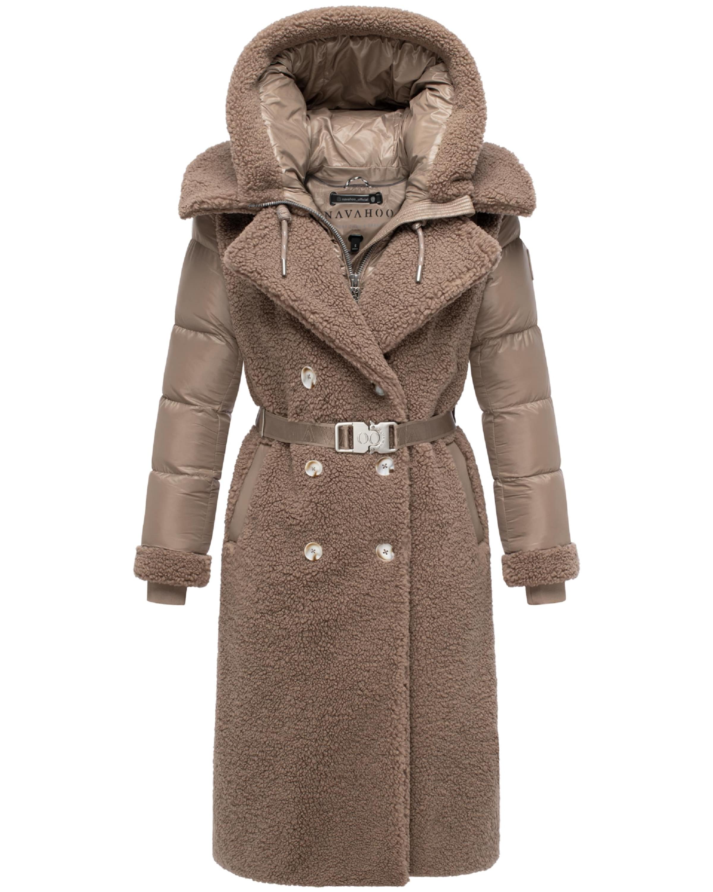 Cappotto invernale 'Kuscheltraum 14' di NAVAHOO in marrone