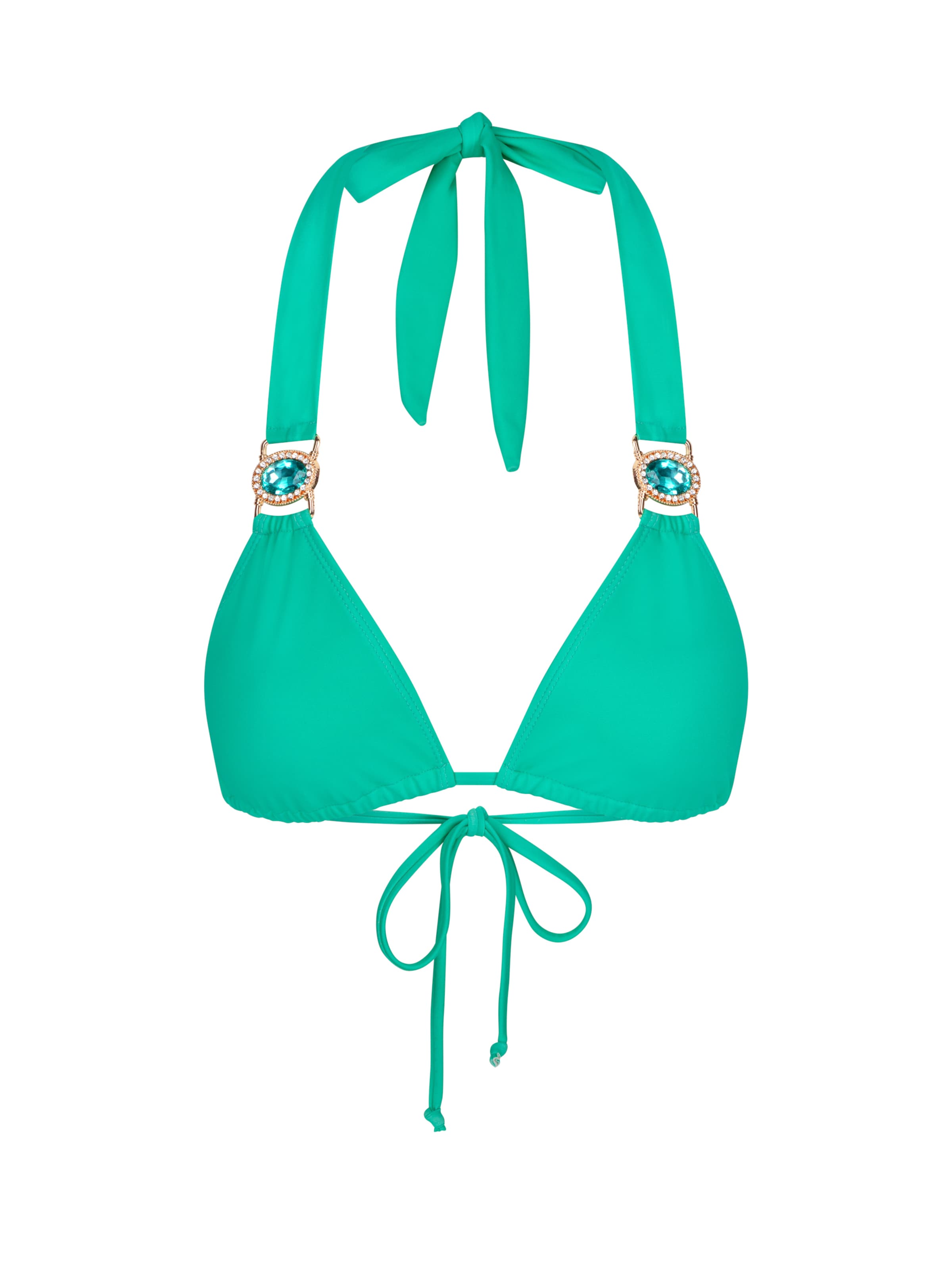 Moda Minx Bikinitop 'Amour' in Grün: Vorderseite