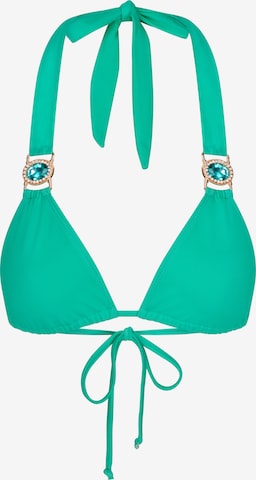 Moda Minx Bikinitop 'Amour' in Grün: Vorderseite