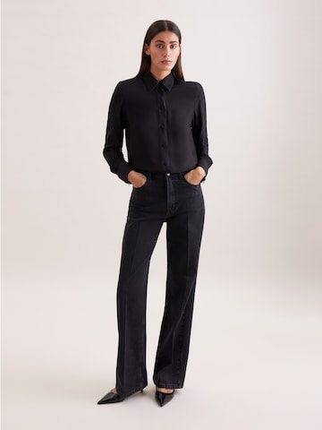 SEIDENSTICKER Bluse 'February Drop 261' in Schwarz