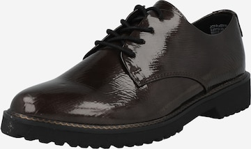 MARCO TOZZI Lace-up shoe in Brown: front