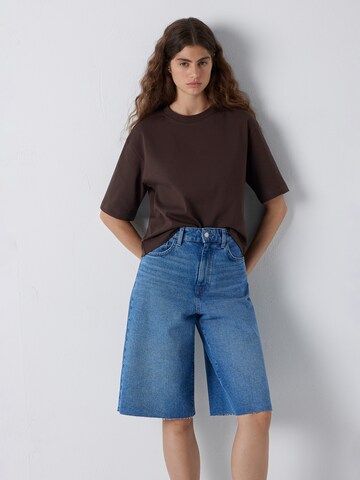 Mavi Oversized Shirt in Brown: front