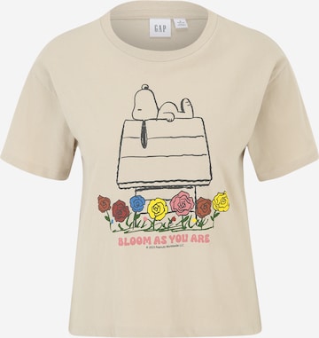 Gap Petite T-Shirt in Beige: predná strana