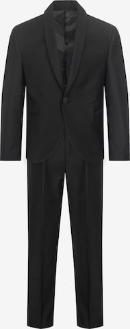 Prestije Slim fit Suit in Black: front