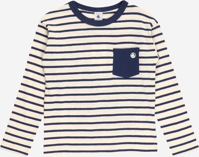 PETIT BATEAU Shirt in creme / navy, Produktansicht