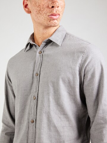 Slim fit Camicia 'SLHOwen' di SELECTED HOMME in grigio