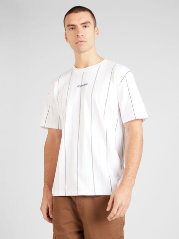 T-Shirt Lindbergh en blanc : devant