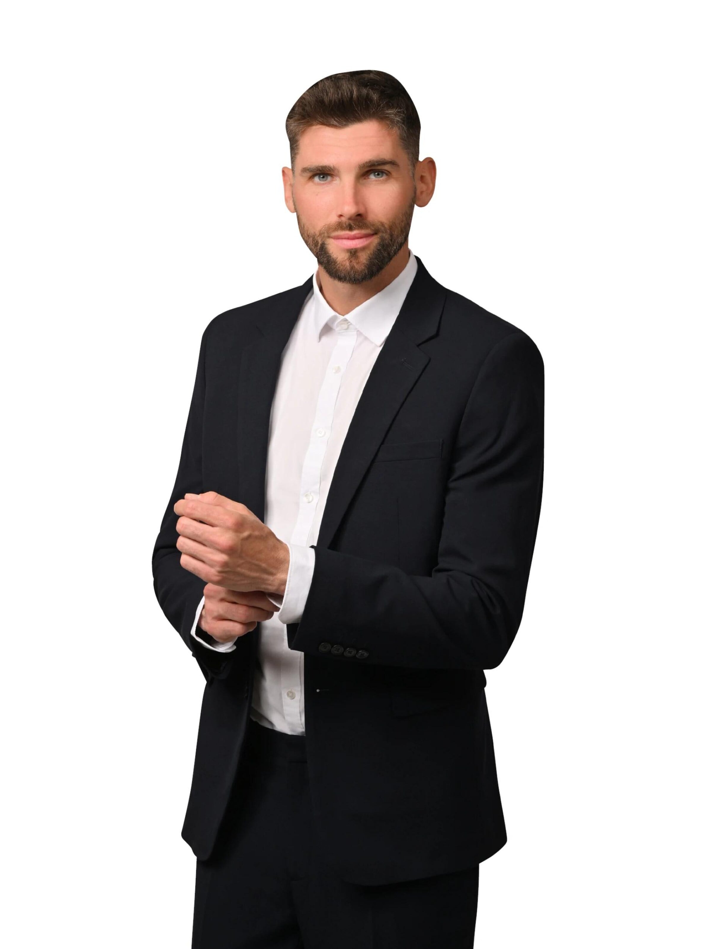 Hirschthal Suit Vest in Blue