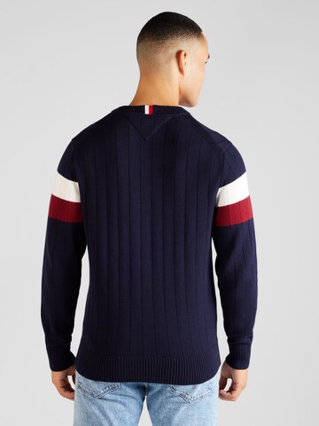 TOMMY HILFIGER Sweter w kolorze niebieski