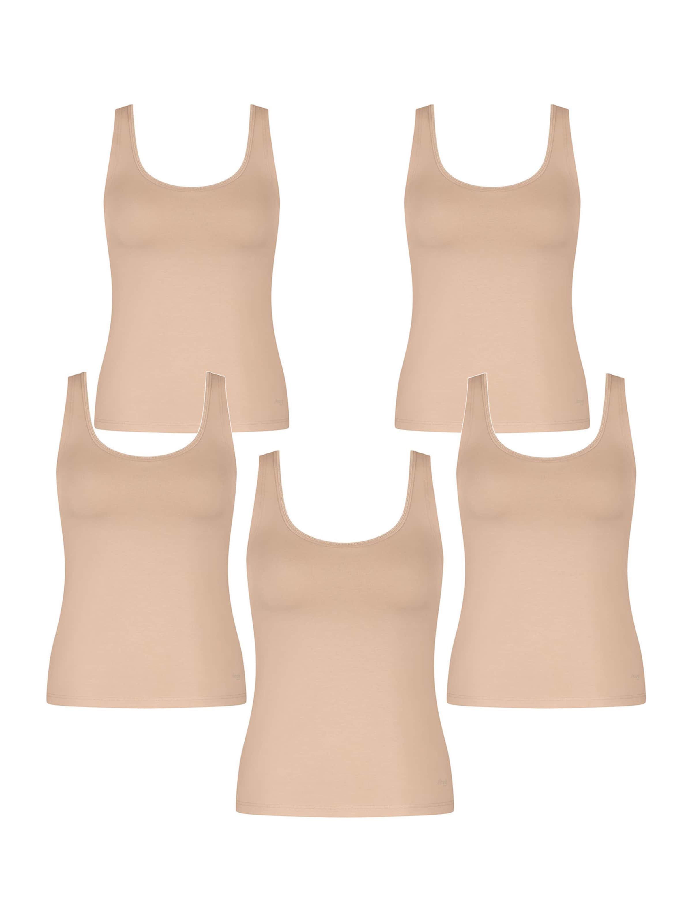 SLOGGI Top ' Pure Comfort Tank Top ' in Beige: voorkant
