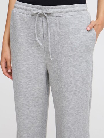ICHI - Loosefit Calças ' SVALA  ' em cinzento