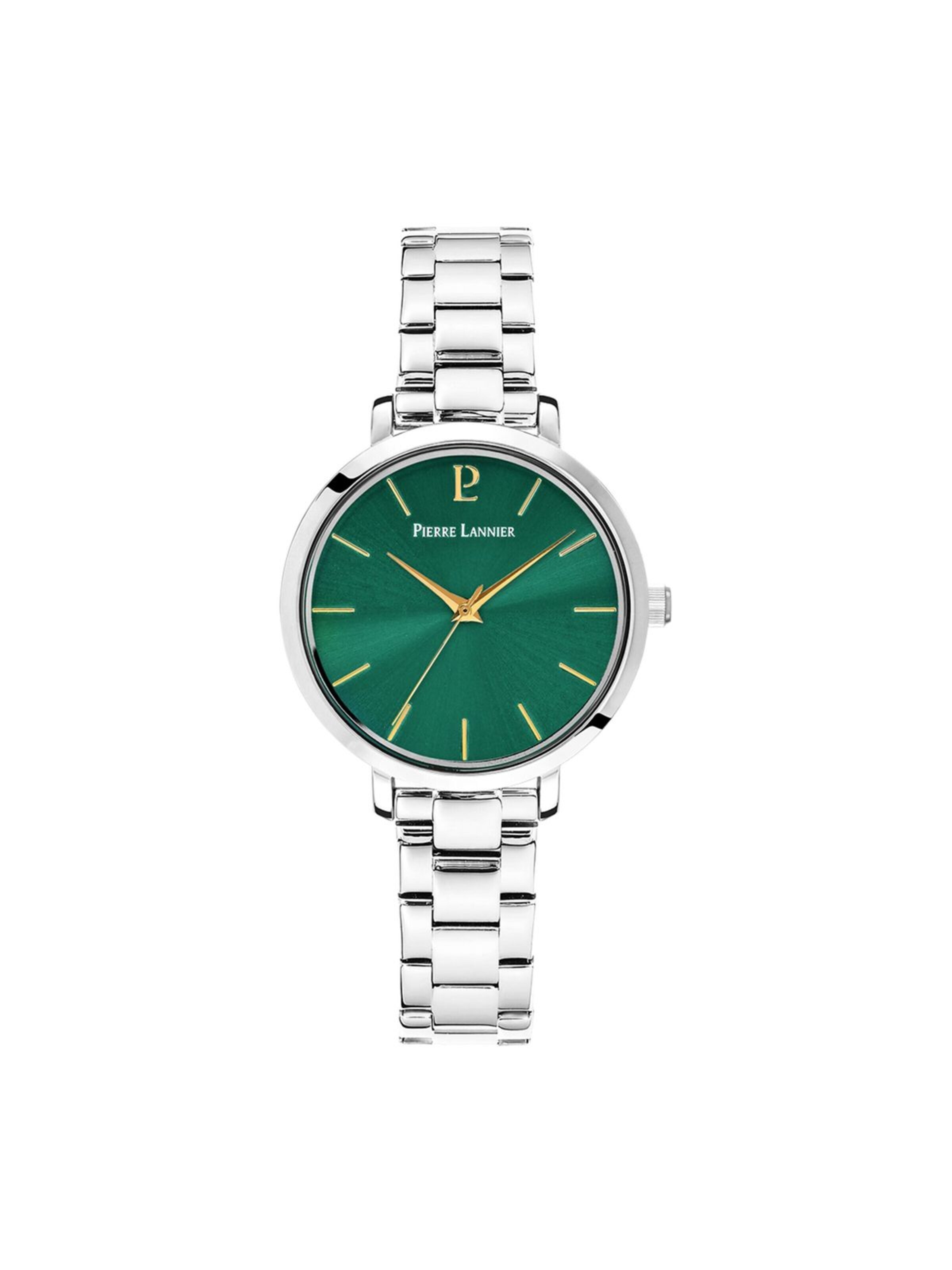 Montre à affichage analogique 'Pierre Lannier - Watch Chouquette - Quartz watch movement - Watch case width: 30 mm' Pierre Lannier en vert : devant