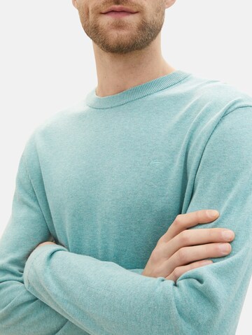 TOM TAILOR Sweater in Green