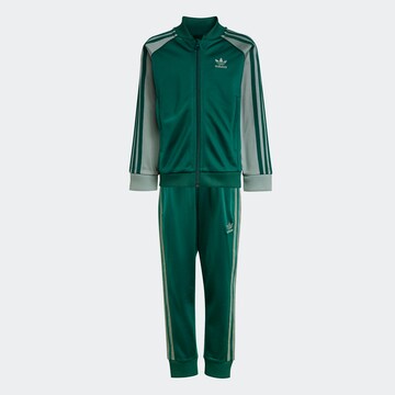 ADIDAS ORIGINALS Костюм для бега 'Adicolor' в Зеленый: спереди