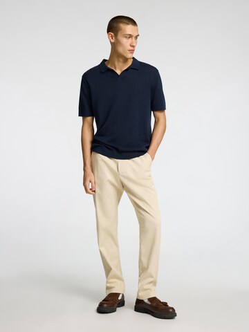 SELECTED HOMME Tapered Trousers in Beige