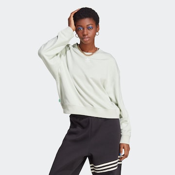 ADIDAS ORIGINALS Sweatshirt 'Essentials+ Made With Hemp' in Green: front