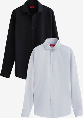 Chemise business D’S Damat en gris : devant