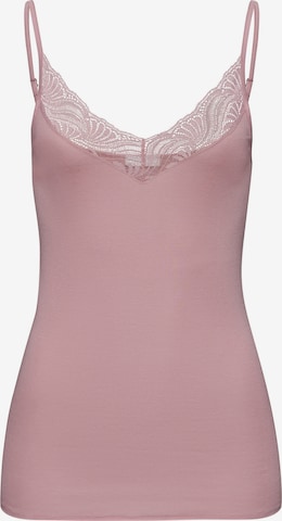 Haut Hanro en rose : devant