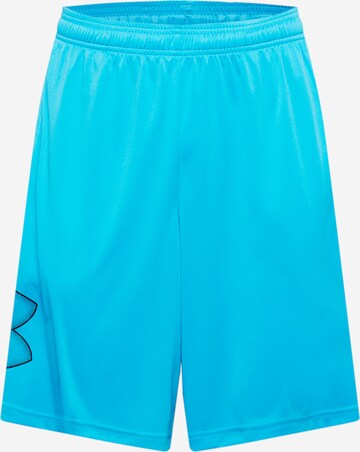 Pantalon de sport UNDER ARMOUR en bleu : devant