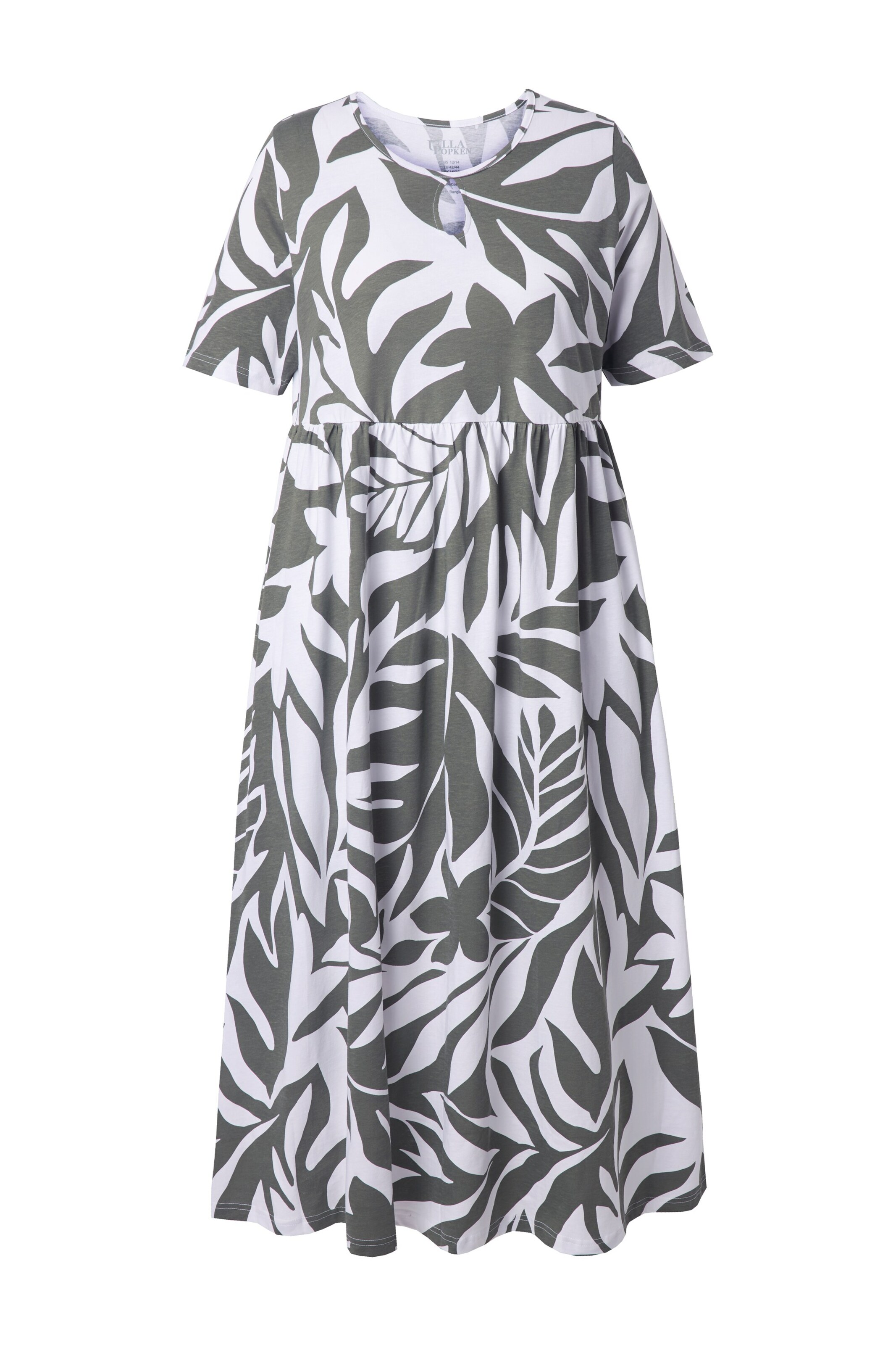 Ulla Popken Dress in Grey: front