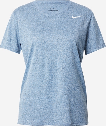NIKE Performance shirt in Blue: front