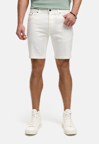 INDICODE JEANS Regular Jeans 'Symon' in Wit: voorkant