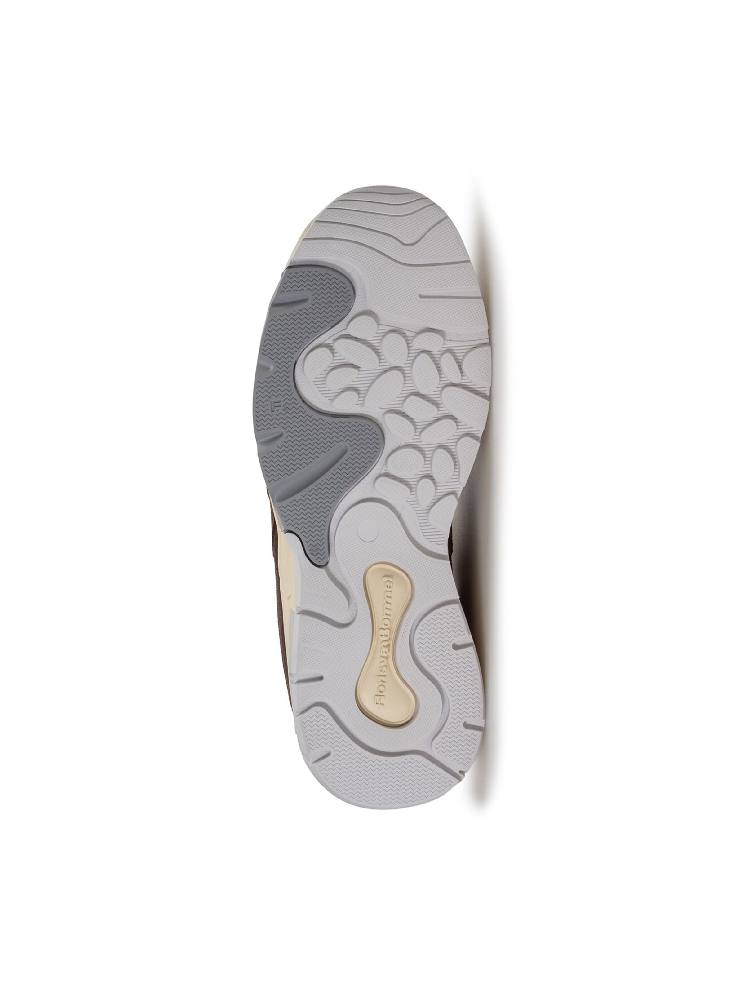 Baskets basses 'DE REZER 02' Floris van Bommel en marron