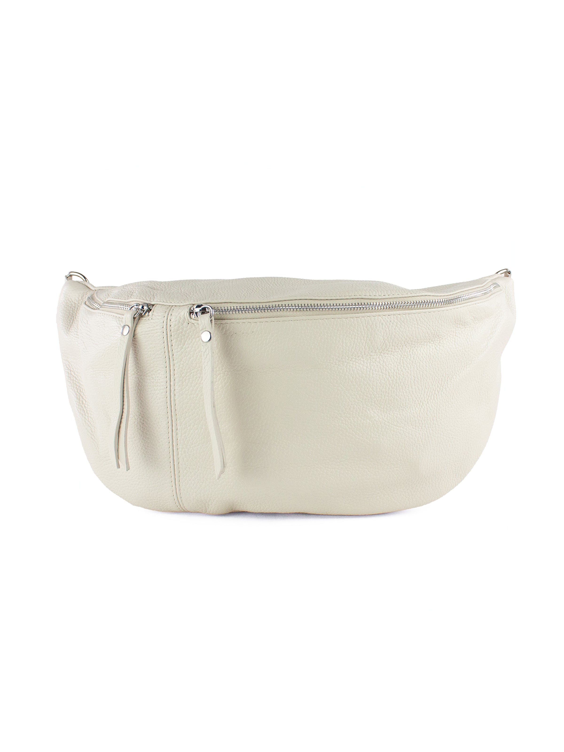 lePelou Gürteltasche 'CLARA'‌ in Beige: Vorderseite