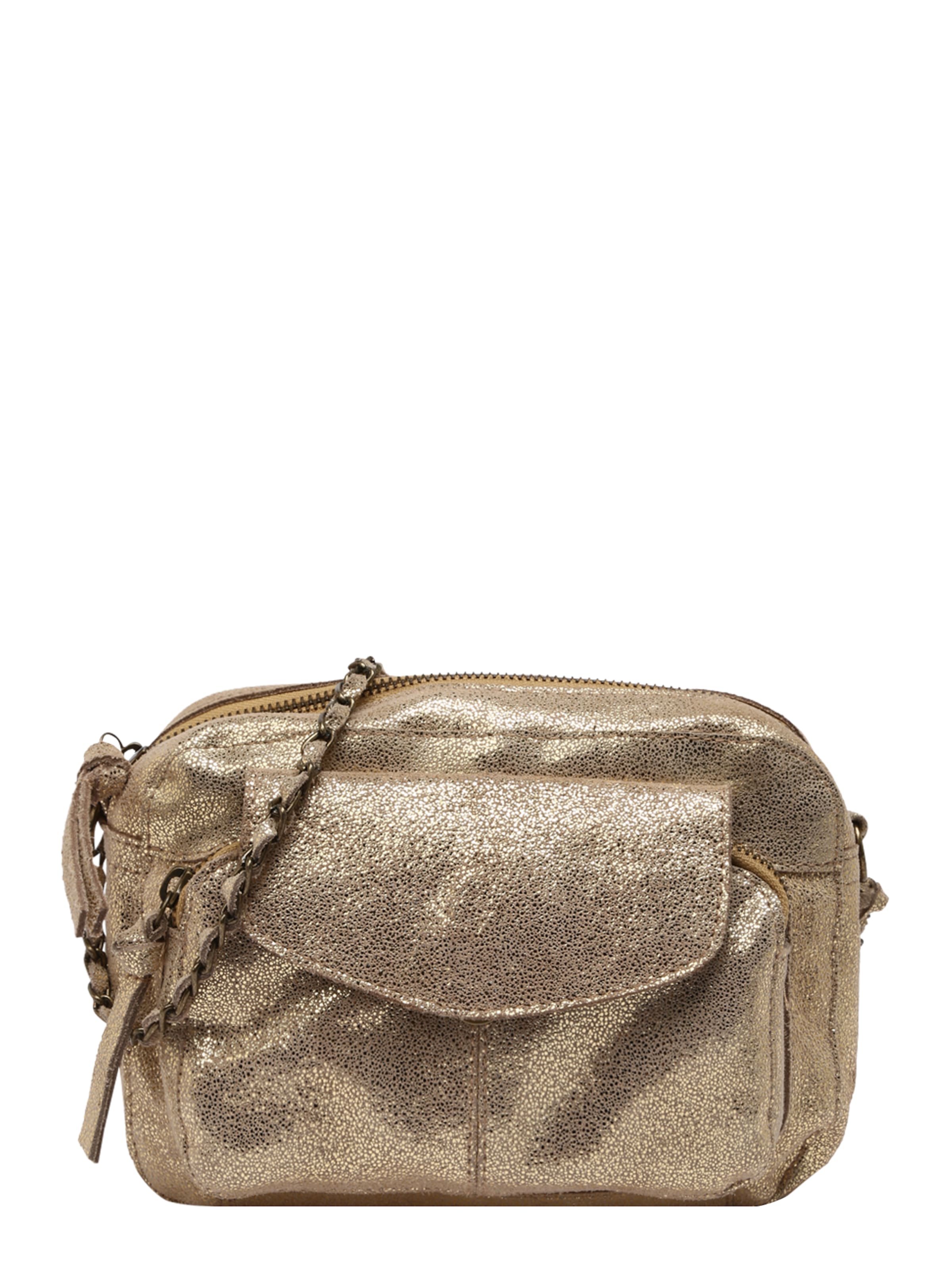 PIECES Axelremsväska 'Naina' i guld