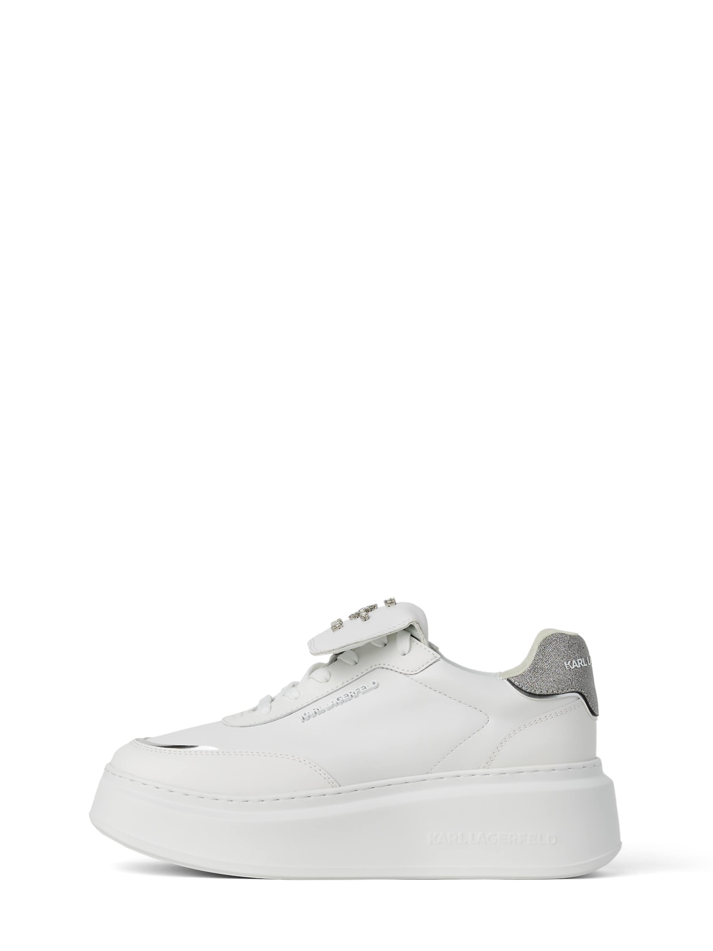 Karl Lagerfeld Platform trainers ' Anakapri Florastone' in White