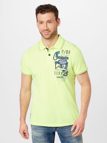CAMP DAVID - Camiseta en amarillo: frente