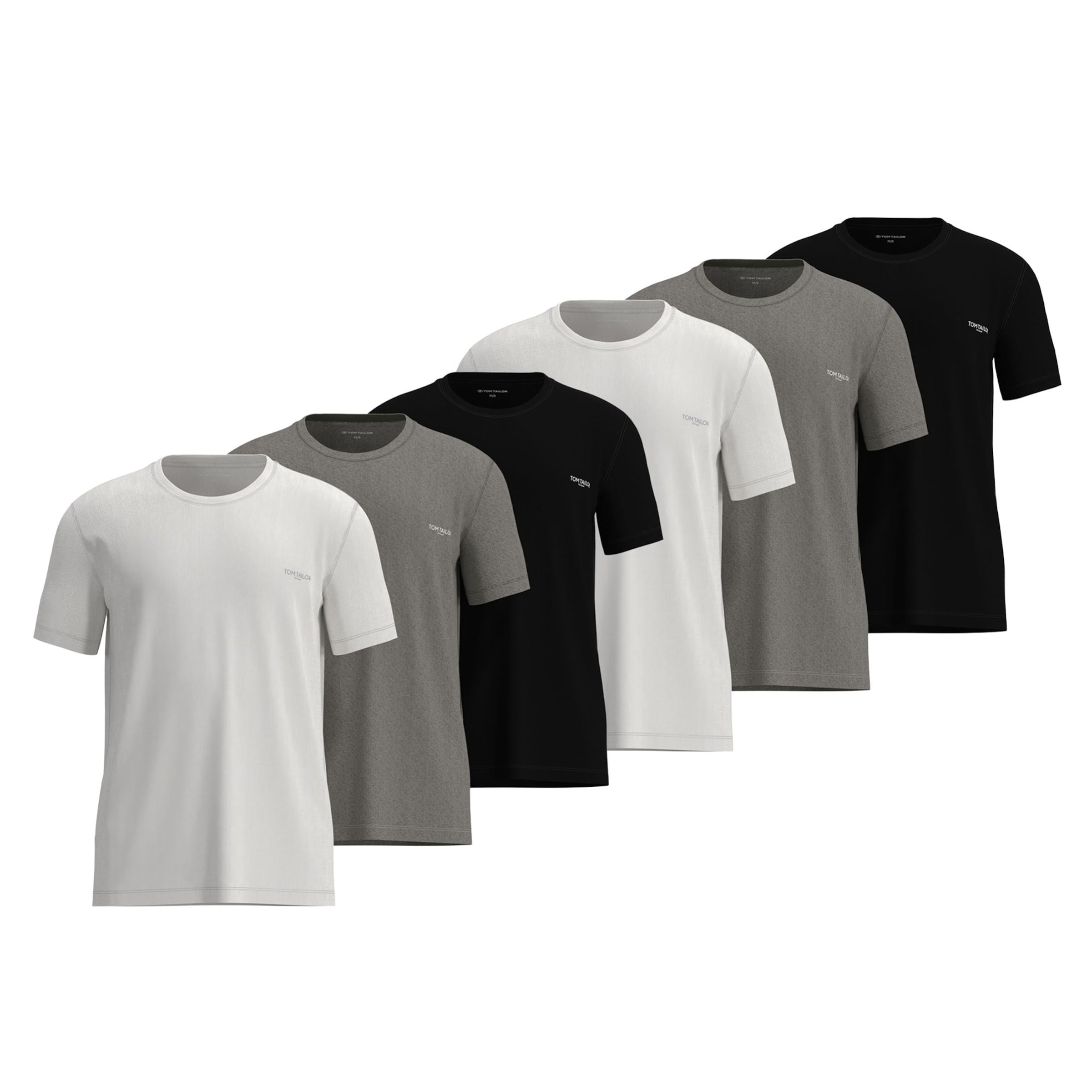 TOM TAILOR Shirt in Mixed colours: front