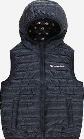 Champion Authentic Athletic Apparel Bodywarmer in Blauw: voorkant