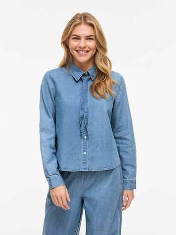 Chemisier 'VIGonga' VILA en bleu : devant