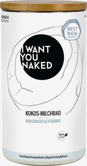I Want You Naked Bath Oil in White, Item view