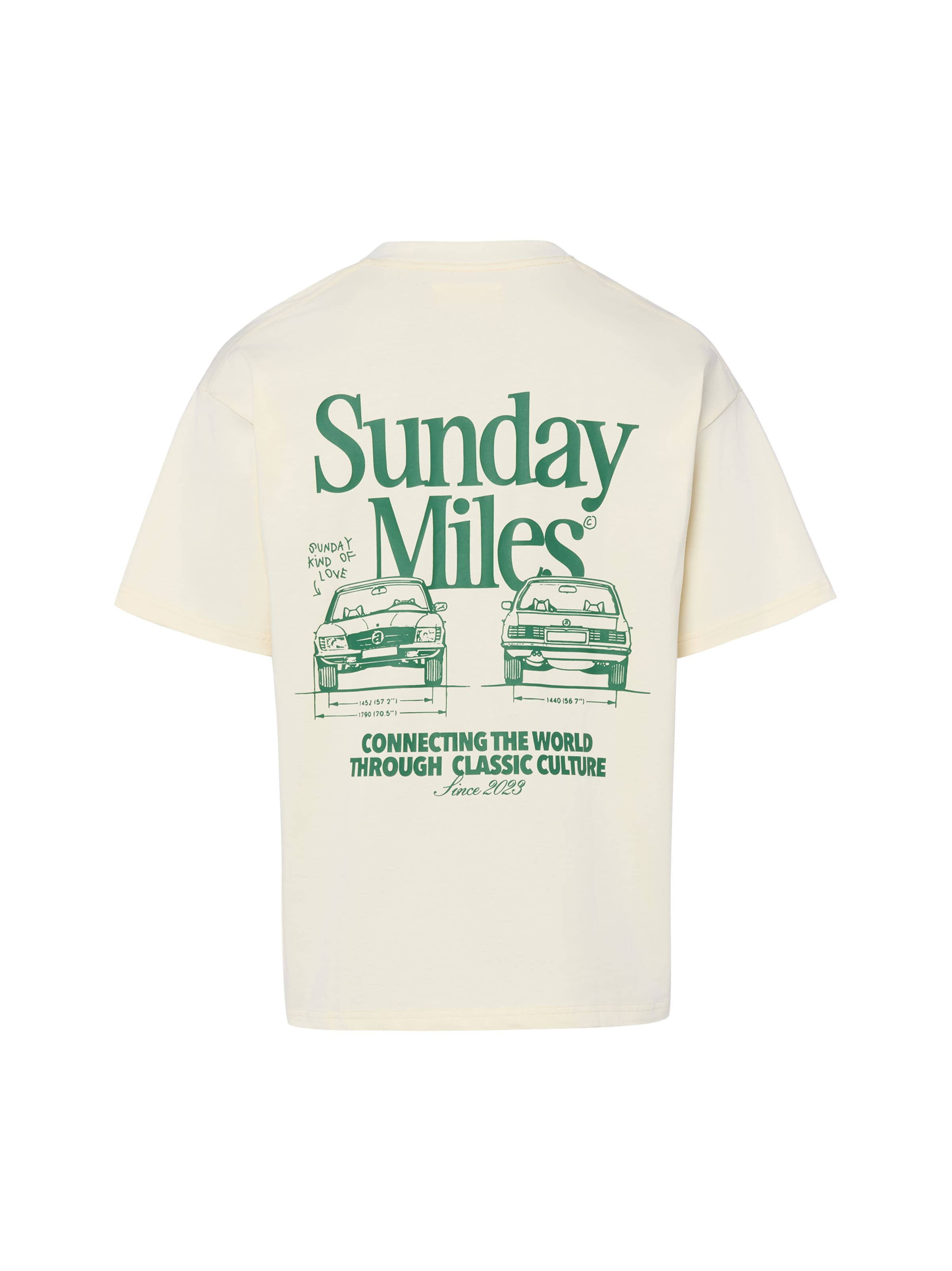 Maglietta 'Sunday Miles' di Another Cotton Lab in beige