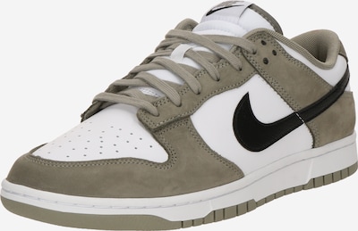 Nike Sportswear Matalavartiset tennarit 'DUNK' värissä oliivi / musta / valkoinen, Tuotenäkymä
