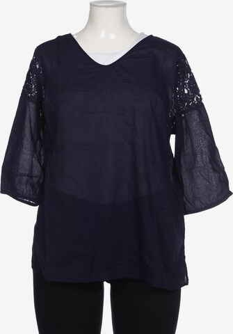 TRIANGLE Blouse & Tunic in XXXL in Blue: front