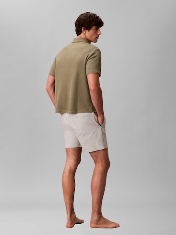 Shorts de bain 'Seersucker' Calvin Klein Swimwear en gris