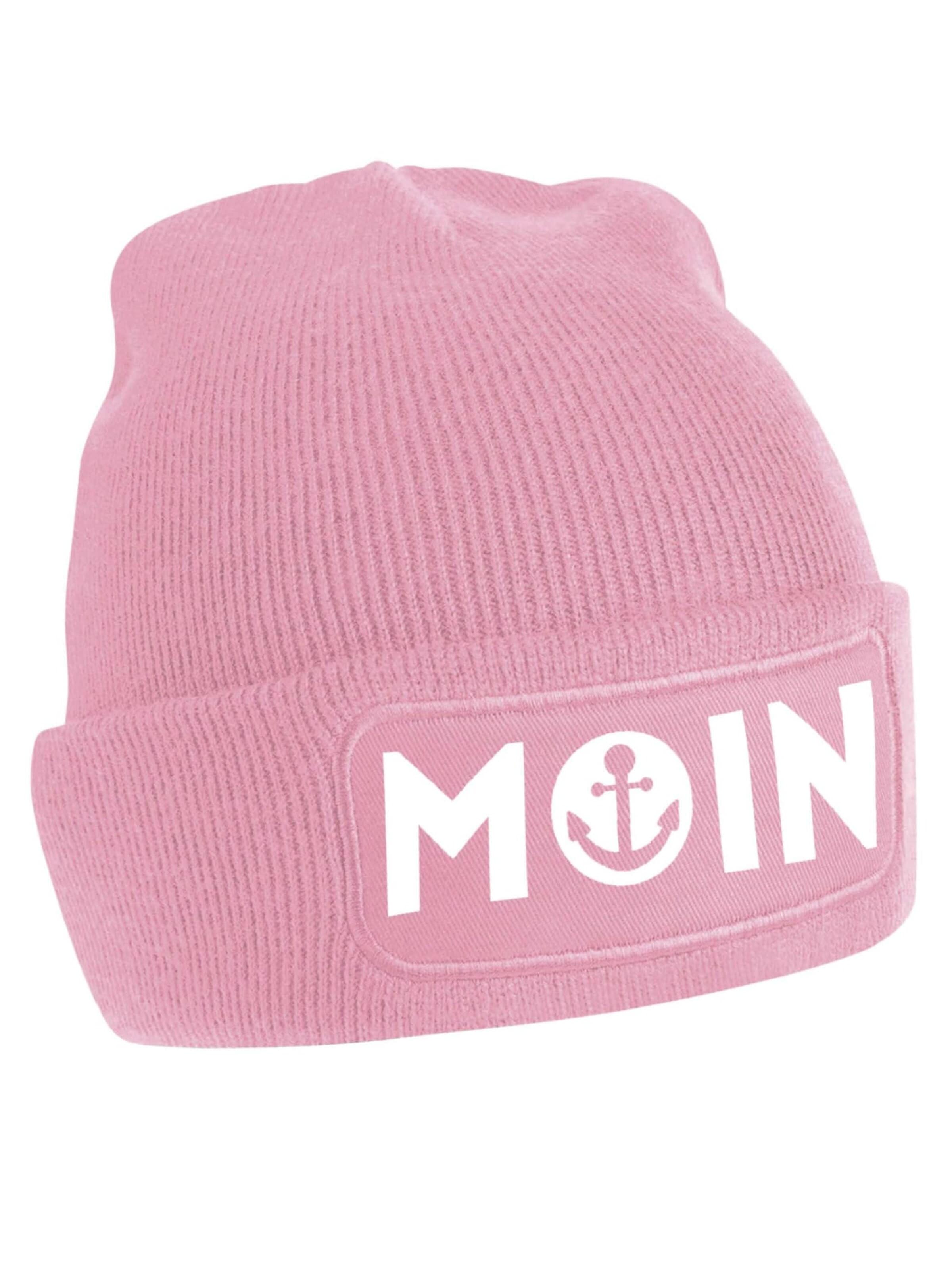 Youth Designz Mütze 'Moin'‌‌‌‌‌‌‌‌ in Pink