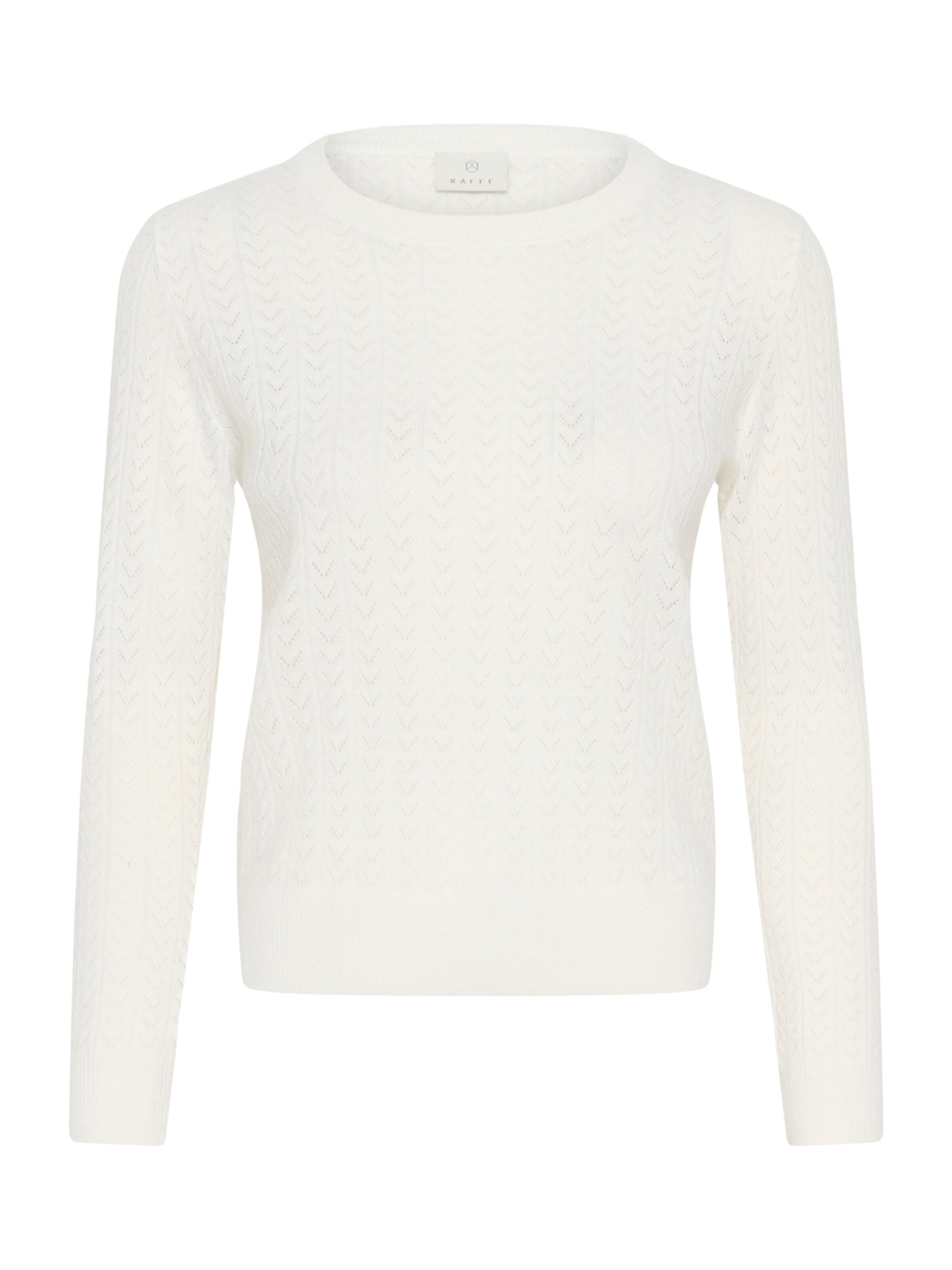 KaffePulover 'KALenia' - bijela boja: prednji dio