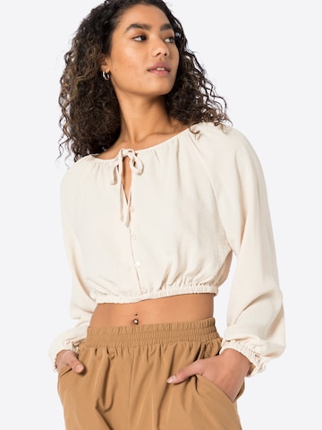 ABOUT YOU Blouse 'Valentina' in Beige: front