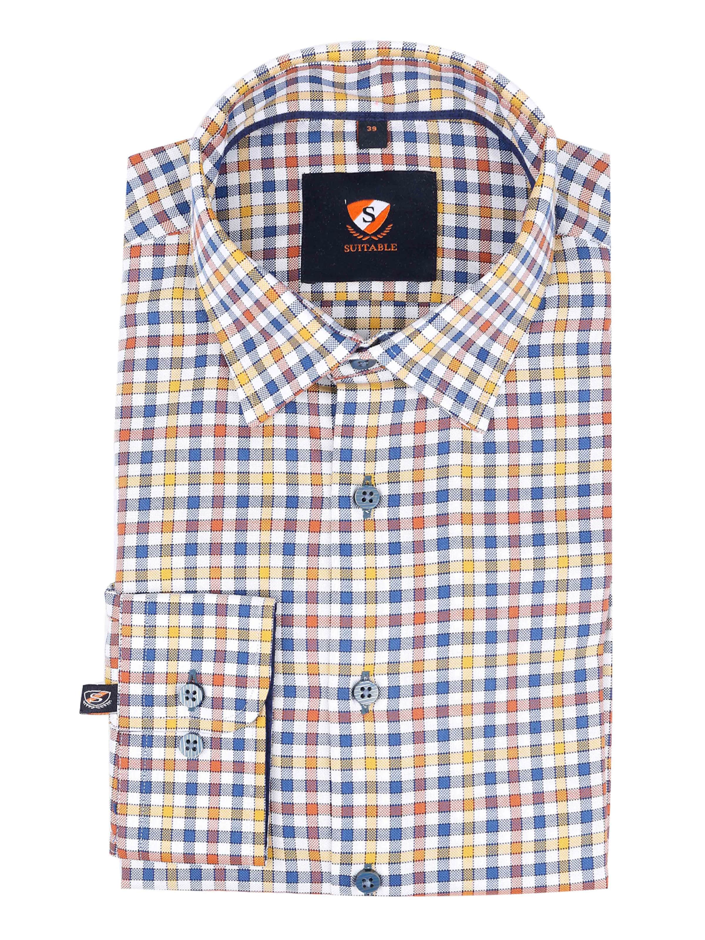 Suitable Slim fit Overhemd in Gemengde kleuren