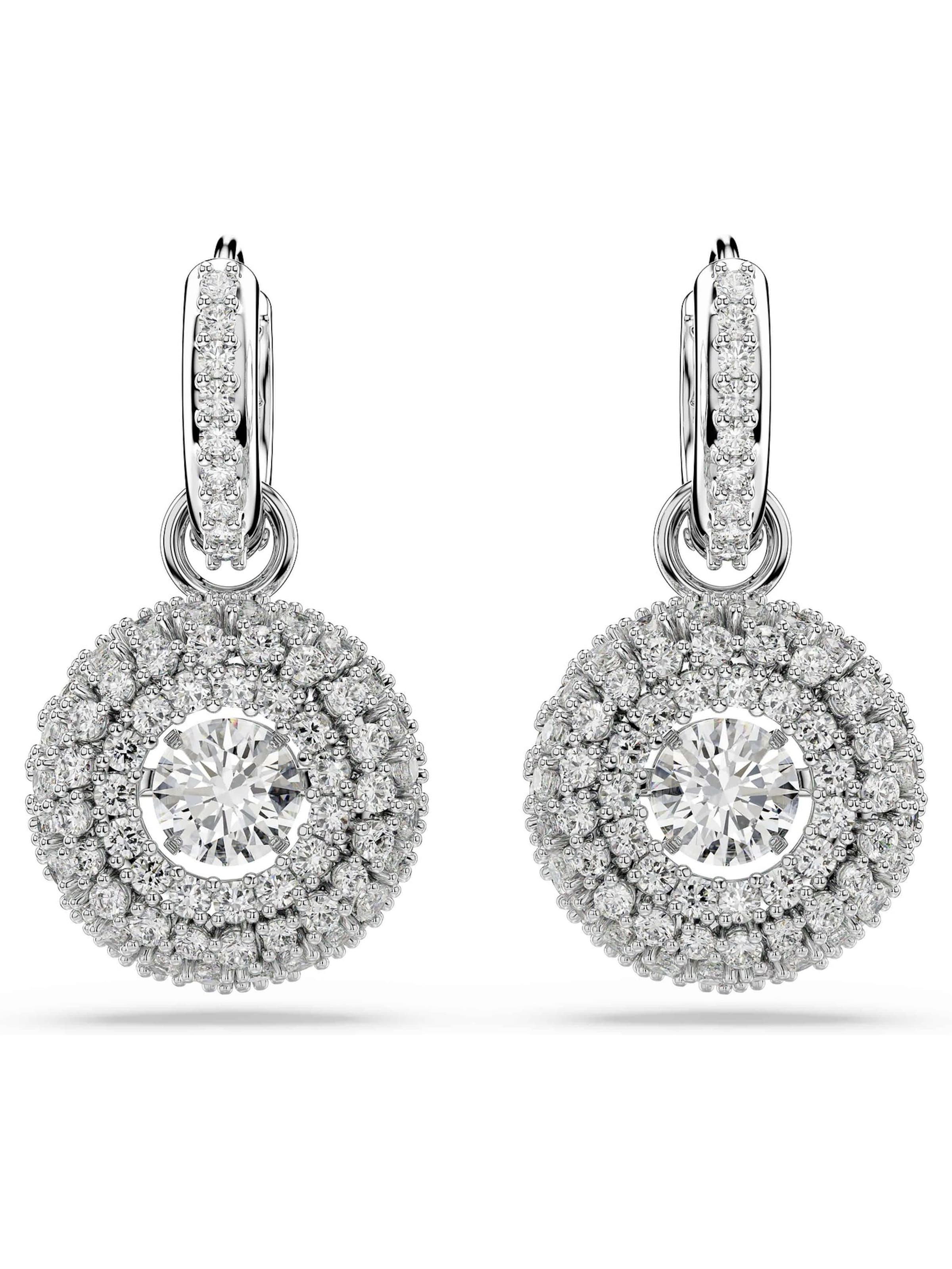Swarovski Ohrringe in One Size in silber, Produktansicht