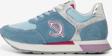 Baskets basses CAFè NOIR en bleu : devant