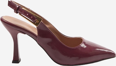 Pumps Trendyol pe roșu vin, Vizualizare produs