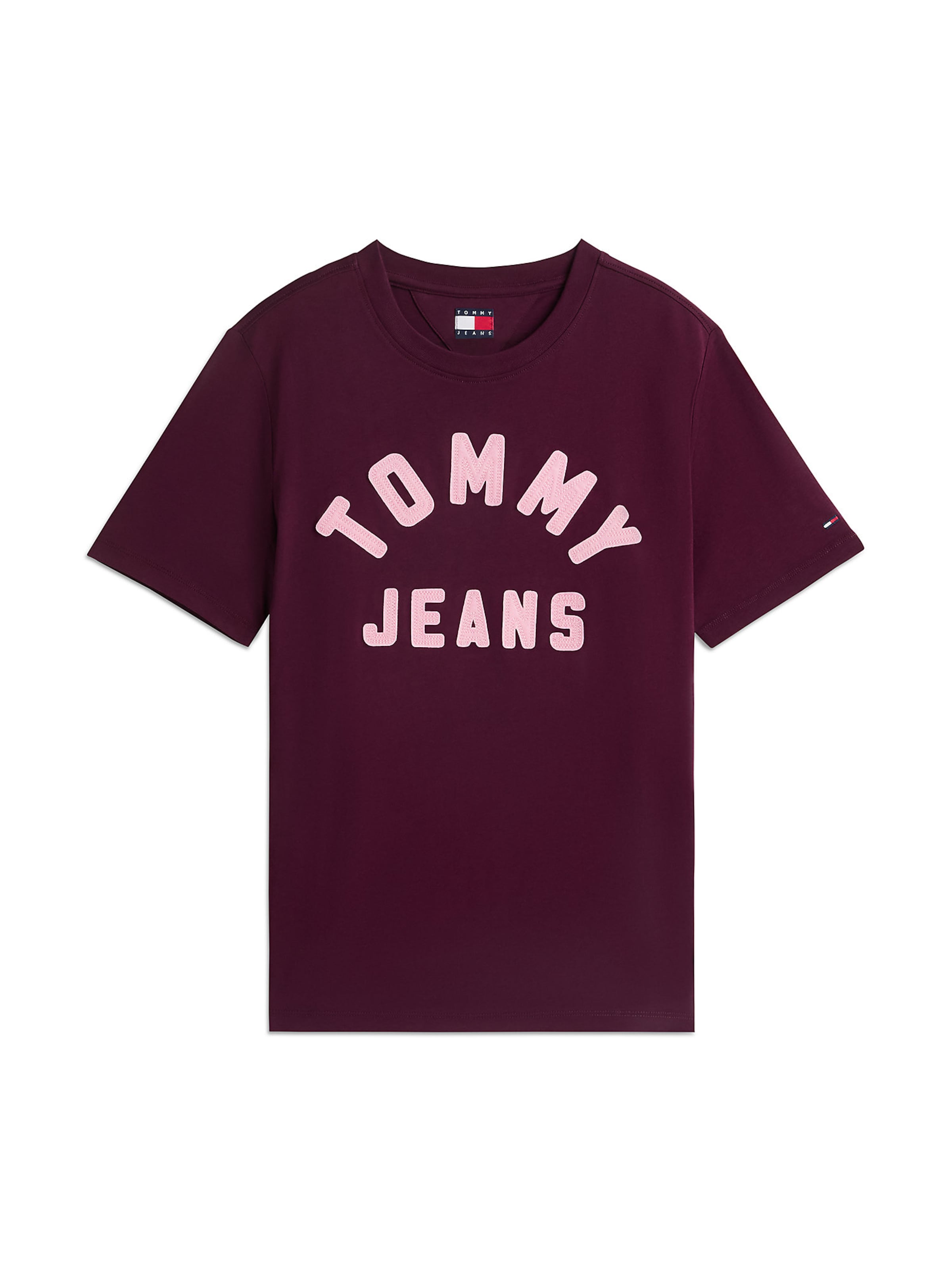 Tricou de la Tommy Jeans pe mov: față
