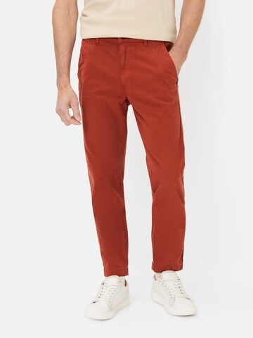 CAMEL ACTIVE Regular Chino Pants in Red: front